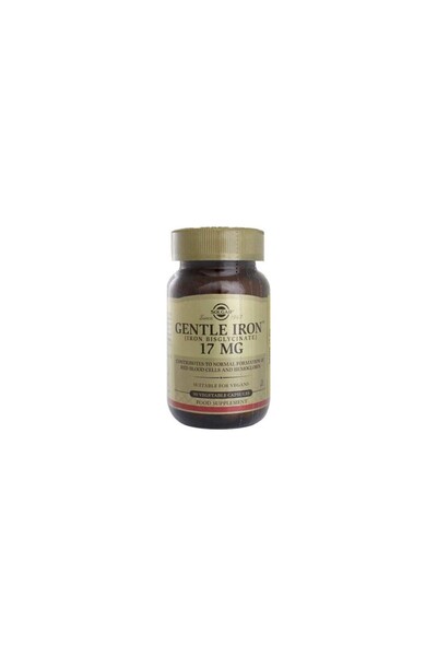Solgar Gentle Iron 17 Mg 90 Kapsül