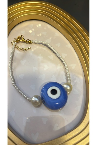 gozdeasutayaccessory Blue Eye Anklet