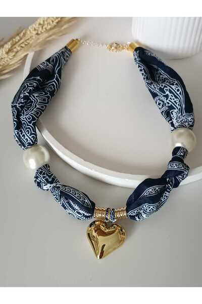 La fee aksesuar Foulard Necklace Handmade Design Women's Necklace