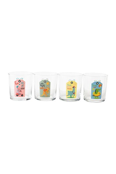 Mudo Home Animal Cup Set 4-Piece Set - 380 ml