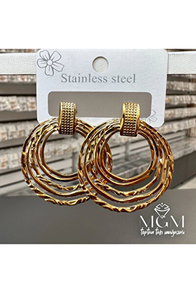 EASERA TİCARET Steel Earrings - Kp00116