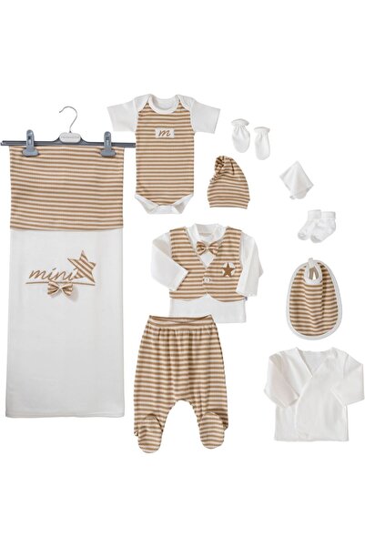 EXTRAÇARŞI Baby Boy Mini Star 10-Piece Hospital Discharge Set