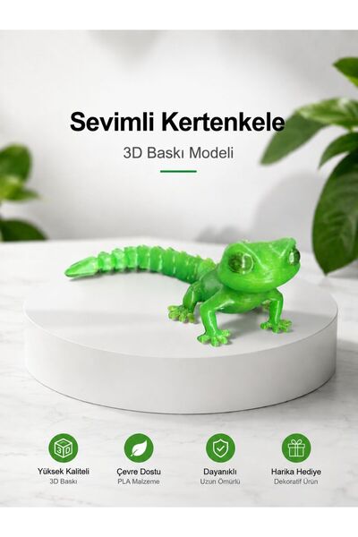 Umut's Sevimli kertenkele Figür 3D