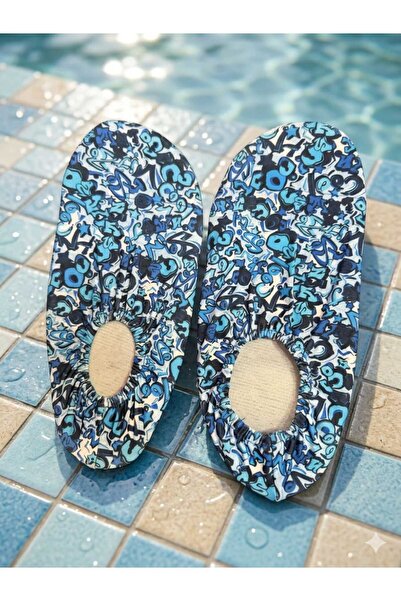 mikam Slip Stop Adult Patterned Sea Slippers