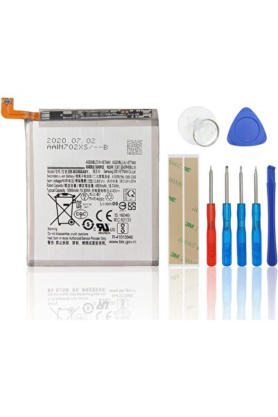 indirimplus Samsung Galaxy S20 Ultra 5G Uyumlu EBBG988ABY Batarya Pil+Montaj ...