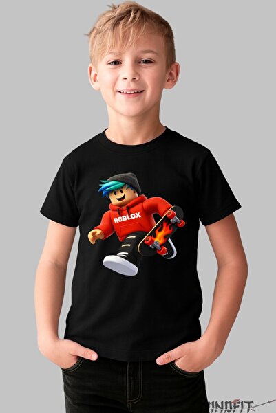 GILDAN Tricou Roblox Skater Fast Fire