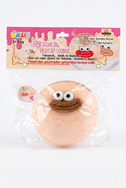 KURUXSTORE Halley Kapalı Paket Hijyenik Komik Surat Squishy Yumuşak Stres Topu