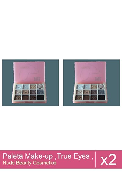 Makeup Set 2x Paleta Make-up ,True Eyes , Nr 04