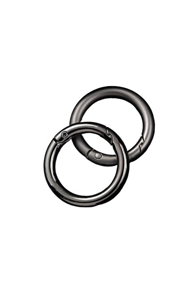 Choice1 2 Pieces Accessories Keyring Zinc Alloy Spring Ring Open Circle Keych...