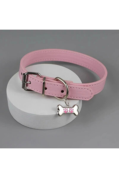 Choice Pink Trendy Punk Colorful Dog Claw Bone Necklace Exquisite PU Leather ...