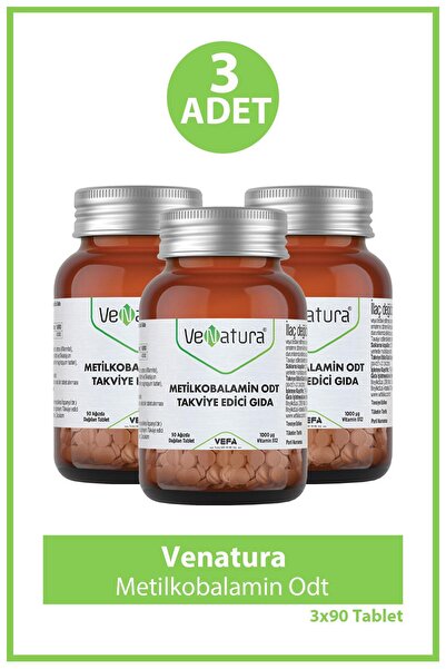 VeNatura Methylcobalamin Odt 90 Tablets 3 Pieces