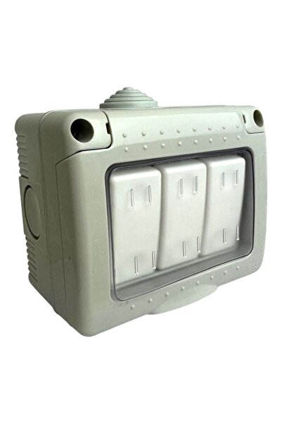 DELIGHT Mod Intrerupator Ag Triplu Ip55