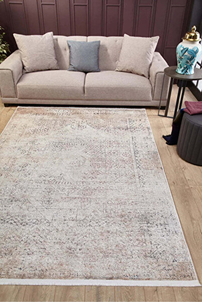 halinet Halı.Net Multi-Colored Modern Washable Non-Slip Living Room Carpet Ha...