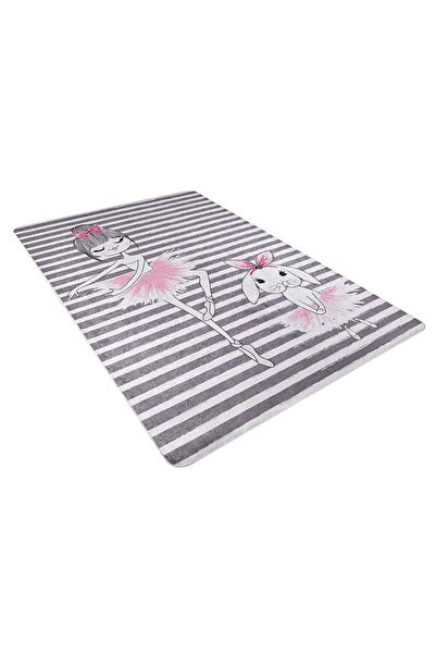halinet Halı.Net Gray Modern Washable Non-Slip Living Room Carpet Haln-Hlnc084