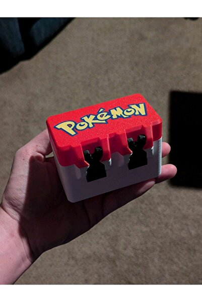 Print Zone Pokemon Tcg Locked Card Organizer and Storage Box - 100 Card Doubl...