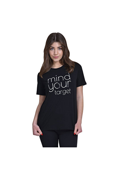 Target Tricou de damă cu mânecă scurtă, jerseu simplu " Minte "   M