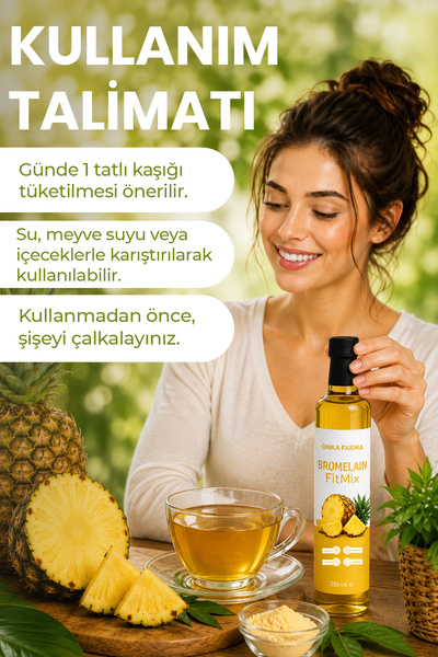 OnkaFarma Onka Farma Bromelain Fitmix 250 ml