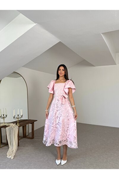 Nesil Rochie din tul jacquard