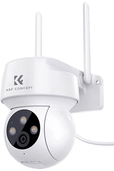 K&F CONCEPT Ασύρματη Wi-Fi Κάμερα Ασφαλείας 2K 3MP με Ανίχνευση Κίνησης & Αδι...