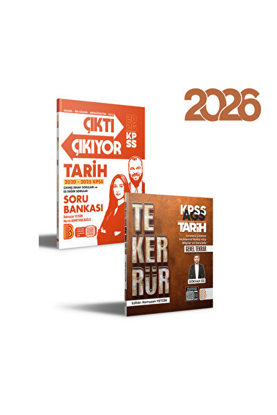Benim Hocam Yayınları 2026 TEKERRÜR KPSS AGS Tarih Genel Tekrar ve Çıktı Çıkı...