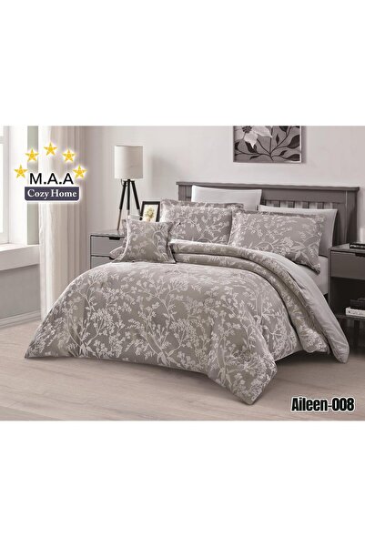 M.A.A Cozyhome Double Bedspread Jacquard Patterned Sakura 240*260 - 7 Piece S...