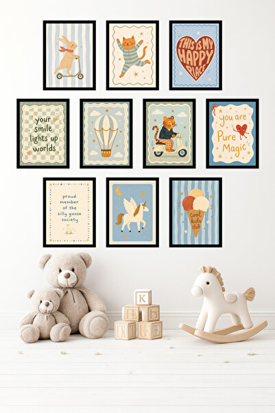 UNT Set de 10 pasteluri cu aspect de ramă |   Camera bebelușului |   Set de p...