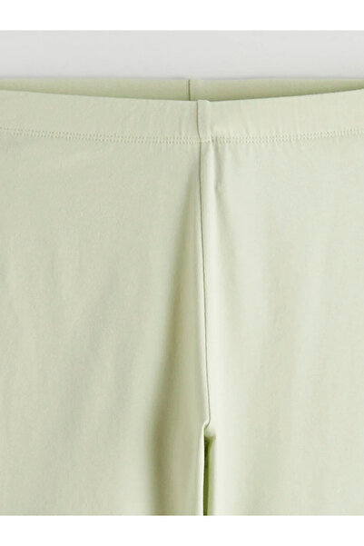 LC Waikiki Green Girls' Basic Short Tights