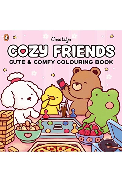 Penguin Books Cozy Friends: Cute And Comfy Colouring Book