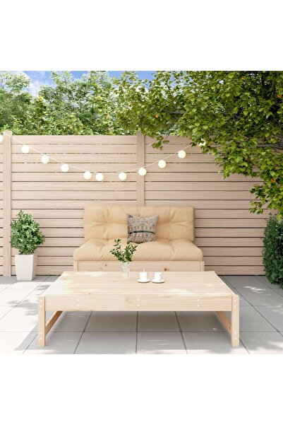 vidaxl Set mobilier relaxare de gradina, 2 piese, lemn masiv de pin