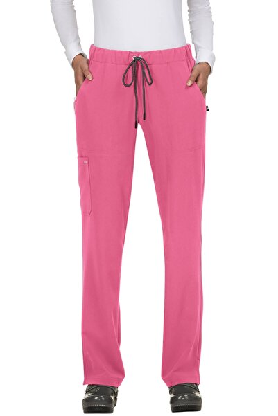 KOI Pantaloni medicali de damă Happiness Everyday Hero, Roz (Model 739)