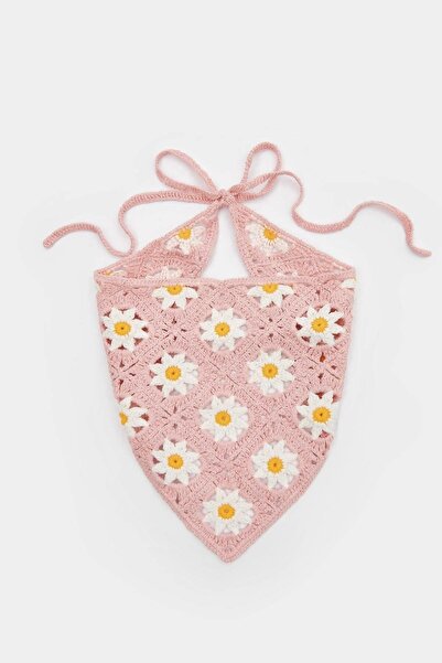 Daisy Dolly باندانا كروشيه محبوكة على الطراز البوهيمي للأم والطفل