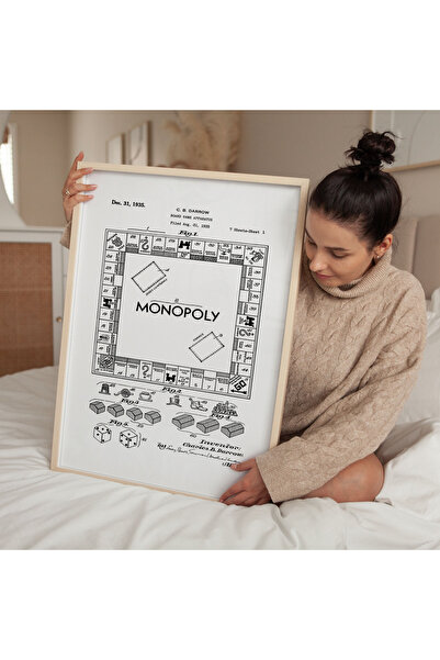 Pegziz Monopoly igra, patentni crtež, grafikon, društvena igra, zidni grafikon