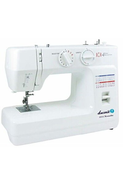 Łucznik Mechanical sewing machine Kornelia II 2004, 70W, 48 programs, White
