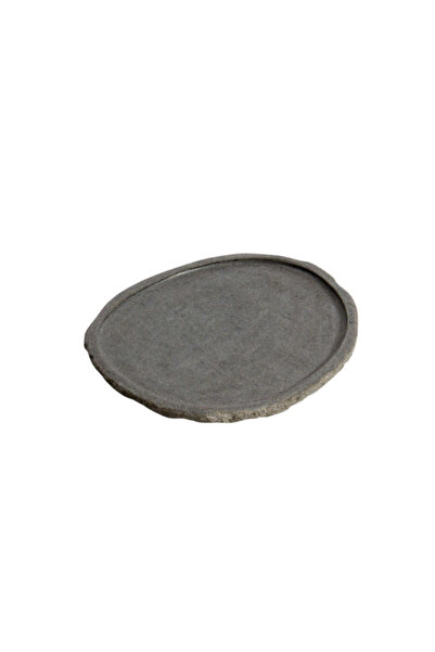 muub's Διακοσμητικός δίσκος από πέτρα Tray Valley - Grey/Nature Riverstone - ...