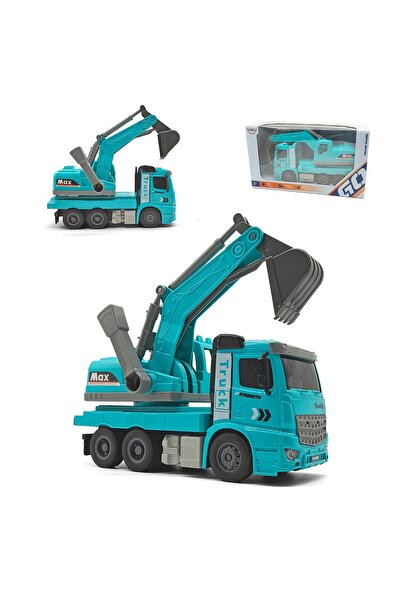 KidProtect Echipament Constructie Tip Camion Excavator Jucarie Pentru Copii T...
