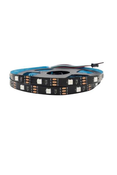 DORA LED 5V Adreslenebilir WS2812B ARGB Pixel Şerit Led IP20 M:30Led 5M Magic...