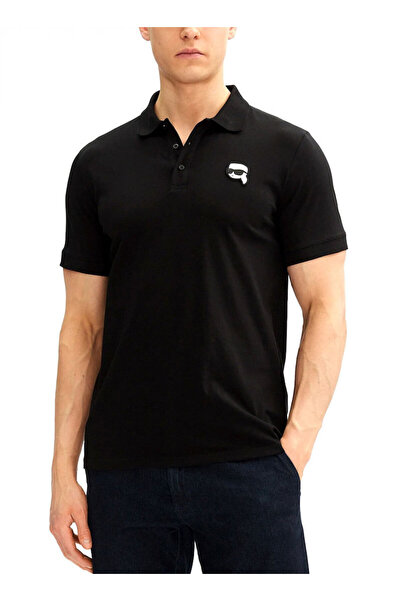 Karl Lagerfeld Ανδρικό Polo Μαύρο 745710 500224-990