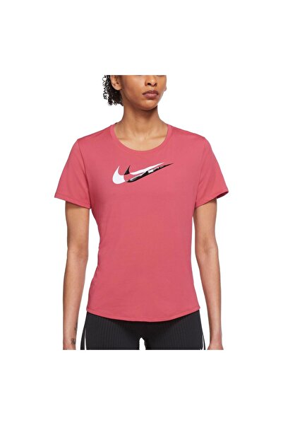 Nike Women's Dri-FIT Swoosh Run Short-Sleeve T-Shirt XS