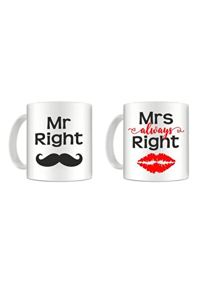 Zumzeria Set 2 cutii Mrs. & Mr. always RIGHT, 330ml