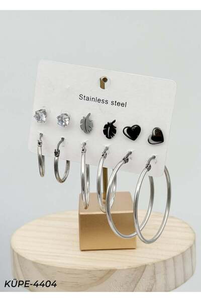 Bozhi Steel Earrings Business Woman Style Stylish Gift