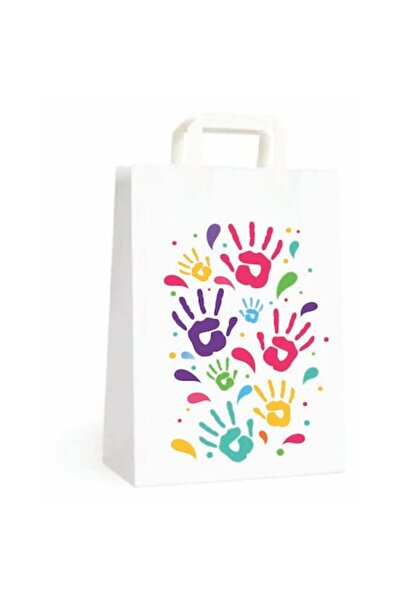 Gamma Print Set 10 pungi petrecere copii personalizate cu dinozaur 18x9x25 cm