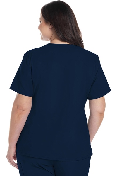 Cherokee UNIFORMS Bluză medicală antimicrobiană Cherokee WW Originals Ultra pentru femei PROTX2 Albastru marin (CKE953A)