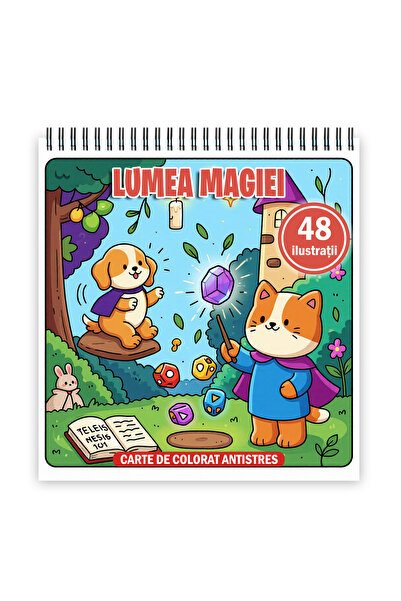 Legendary Gifts Carte de colorat, 48 de ilustratii Lumea Magiie, 102 pagini, ...