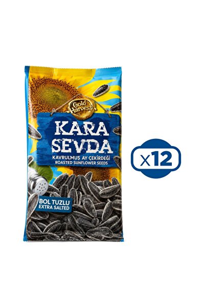 kara sevda Ay Çekirdeği 180 gr Bol Tuzlu x 12 Adet