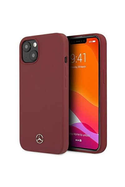 MERCEDES MEHCP13MSILRE iPhone 13 6,1" czerwony/red hardcase Silicone Line
