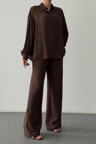 Quzu 26Ypnt01850 Women's Trousers with Piping Detail