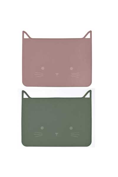 IKEA Qui̇ck 2 Pieces Children's Placemat 30X40 cm Set of 2 Silicone Plate Mat...