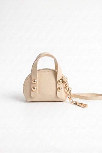 BAHELS Women's Noa Cream Zipper Bag Charm Bag Ornament