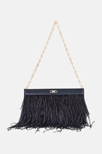 Michael Kors Women Brand Logo Shoulder Bag, Black