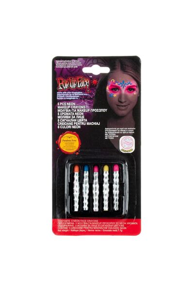 Zumzeria Creioane de machiaj neon pentru fete 5 Neon 7.7g - 5 bucăți